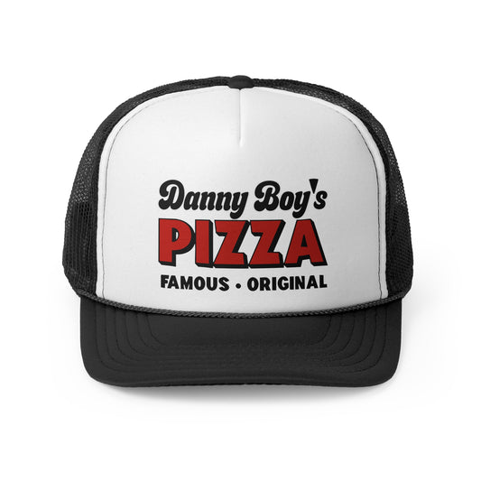 Danny Boy's Pizza Trucker Cap, Retro Hat, Foodie Gift, Customize Your Cap, Casual Style, Summer Accessory